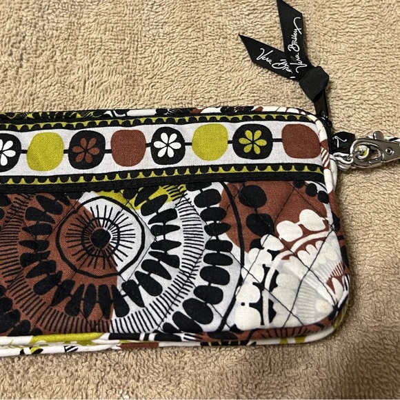 NWOT Vera Bradley Cocoa Moss full size zippered wallet / wristlet - Picture 5 of 5